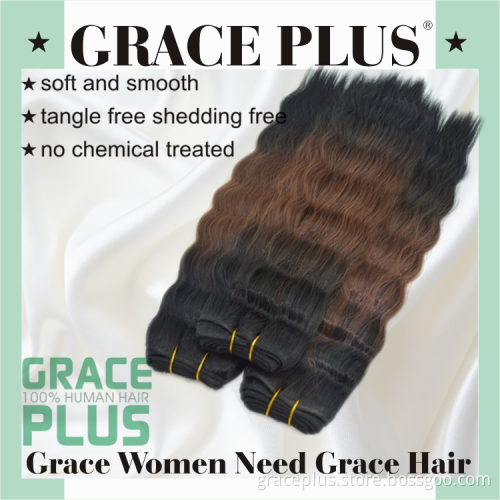 good quality unprocessed human hair 7a virgin brazilian hair cheap ombre hair extension natural wave